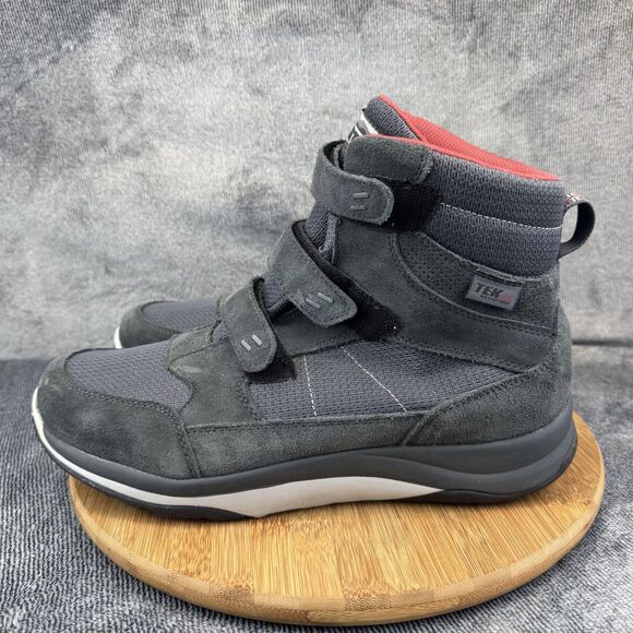 L.L.Bean Boots Mens Size 11 Gray Hook-and-Loop Strap Insulated PrimaLoft Winter - Picture 4 of 10